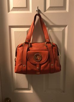 Orange Michael Kor MK bag