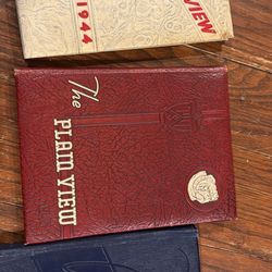 Vintage Plainview Bulldogs Yearbooks – 1944, 1945, 1948