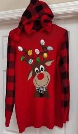 Junior Ugly Sweater Dress Size XL 15-17 just $7