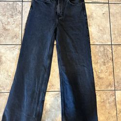 Women’s jeans wide leg regular fit size 6r