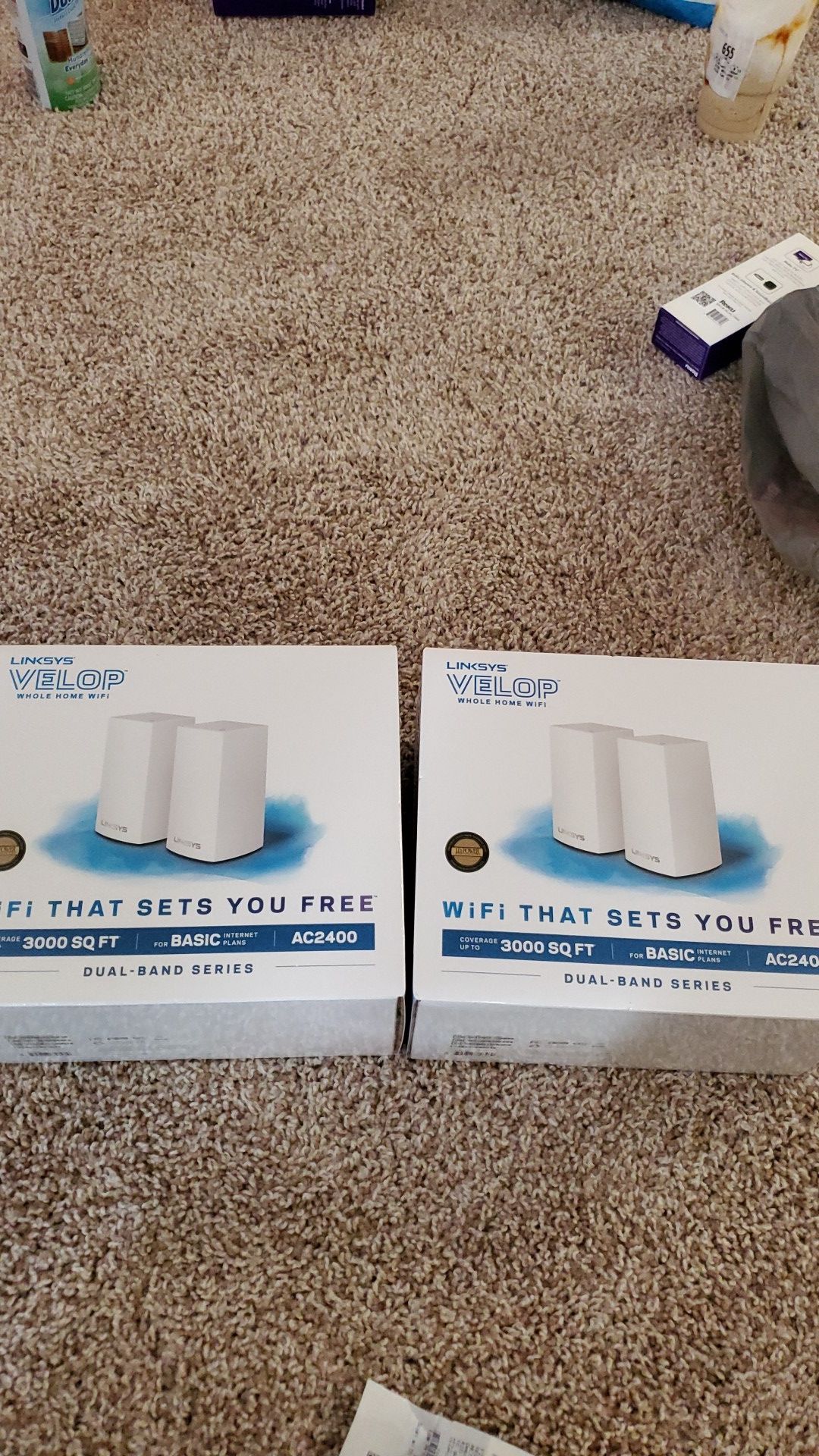 Linksys Velop Home Mesh WiFi System – WiFi Router/WiFi Extender for Whole-Home Mesh Network (2-pack, White)
