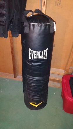 140 pound Everlast punching bag