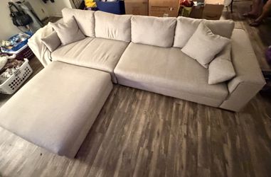 Simon Li Allsyn Gray Sectional Sofa