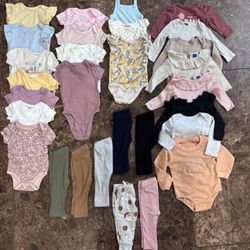 Baby Girl Clothes (3-6 Months)