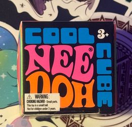 NeeDoh Cool Cube 1.25" Squishy Tiny RARE - Random Color 1PK