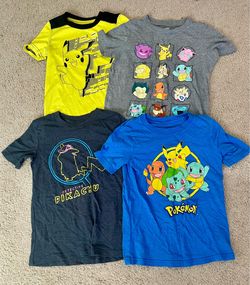 Boys Pokémon T-Shirt Lot