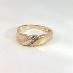 Mens Gold Ring 