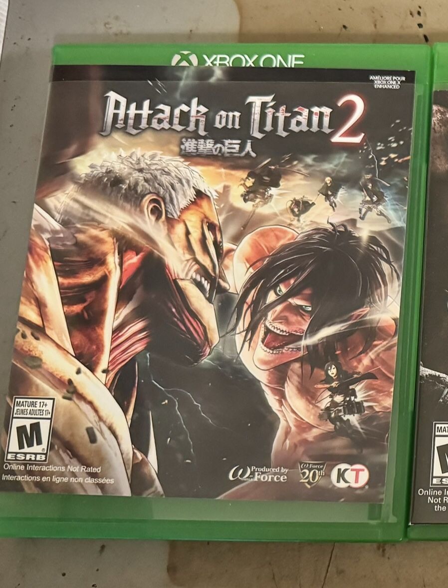Xbox One Games - MKX, BO3, AoT2