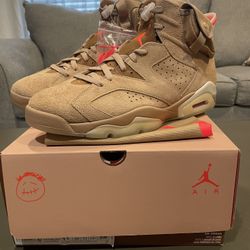 Air Jordan 6 Travis Scott British Khaki