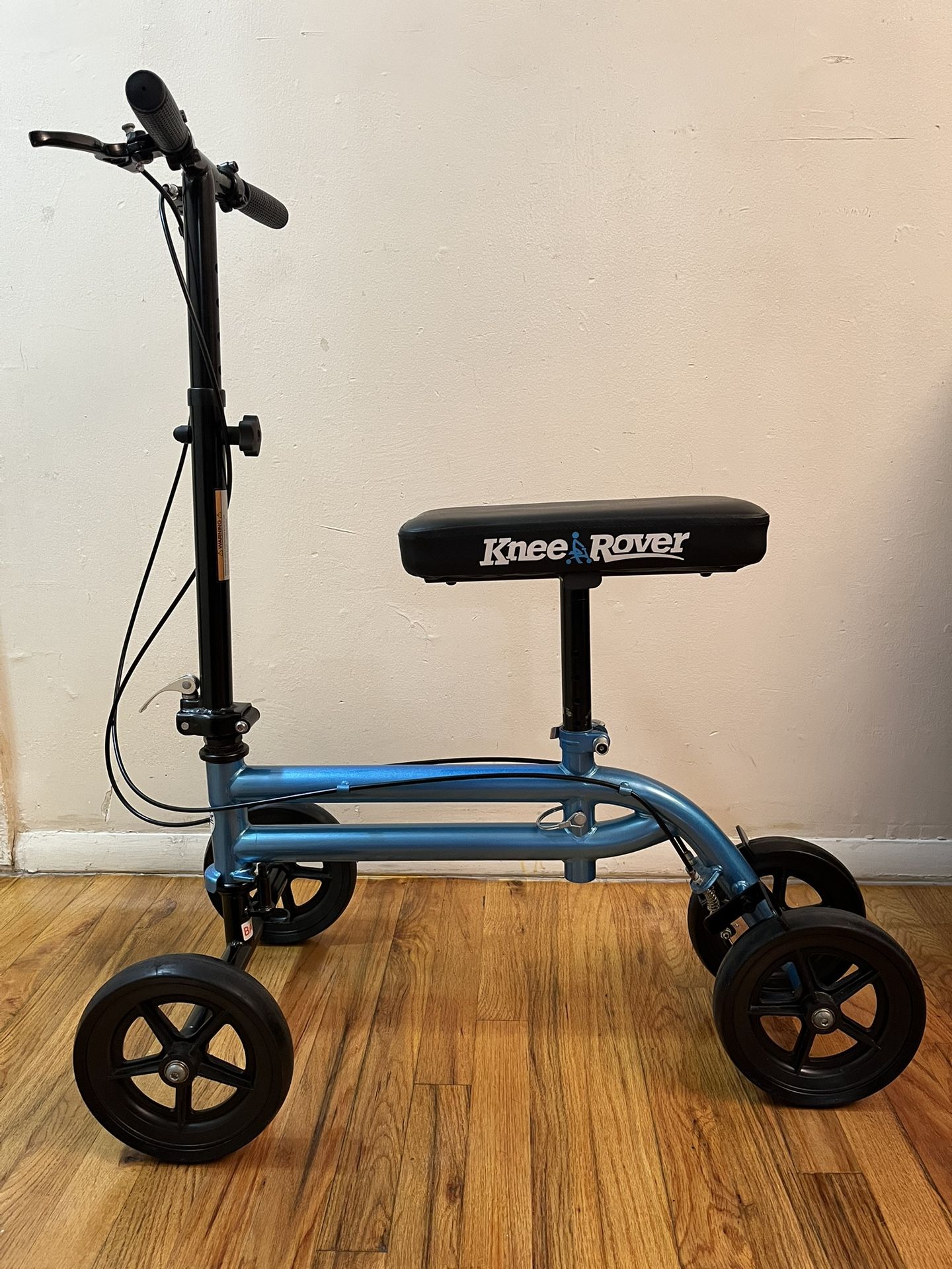 Adult KneeRover / Knee Scooter With Dual Braking System In Blue. Up To 300 Lbs Capacity For Surgery And/ Or Injury Recovery