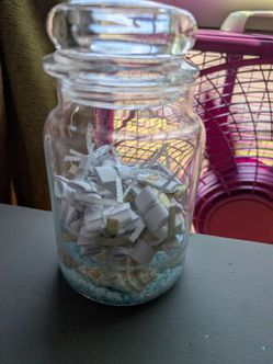 Advice for bride and groom jar