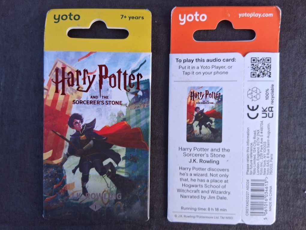 Harry Potter  Sorcerers Stone Yoto Audio Card