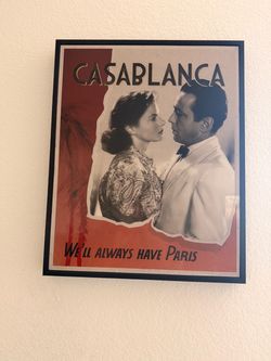 Casablanca Framed Movie Poster