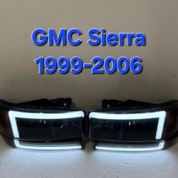 GMC Sierra 1999-2006 Headlights 