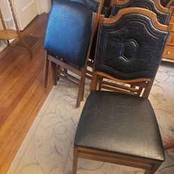 VINTAGE CARD TABLE CHAIRS 4