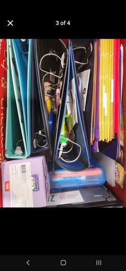 Variety of School Supplies for Middle School +
