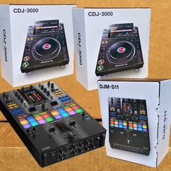 🚨 No Credit Needed 🚨 Pioneer CDJ 3000 Decks USB Rekordbox Serato Controllers 2 Channel LCD Mixer 🚨 Payment Options Available 🚨 
