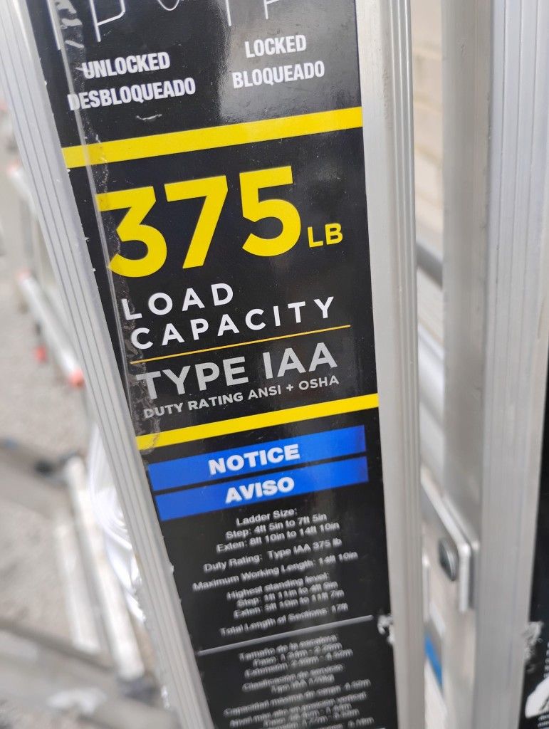 Gorilla Ladder 24ft $220 Great Condition No Less