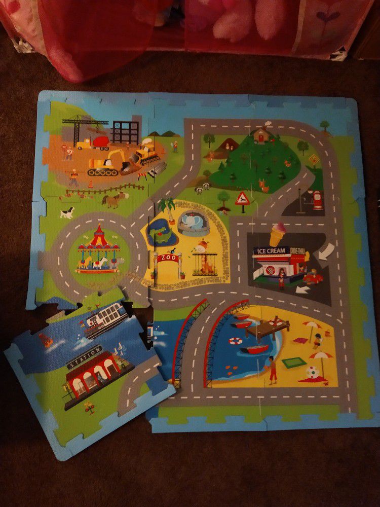 Toddler, Little Kids Toys & Floor Mat Puzzle 