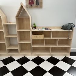 Wooden Kids Toy Storage