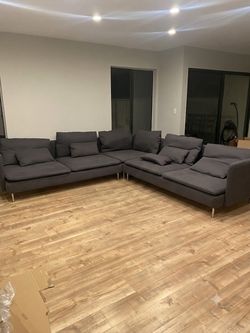 Soderhamn IKEA 5 seater couch dark gray