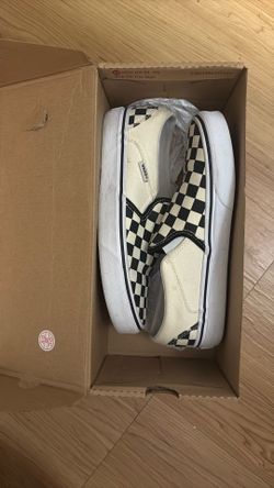 Checkered Slip On Vans