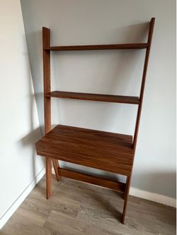 Wood Leaning Ladder Desk