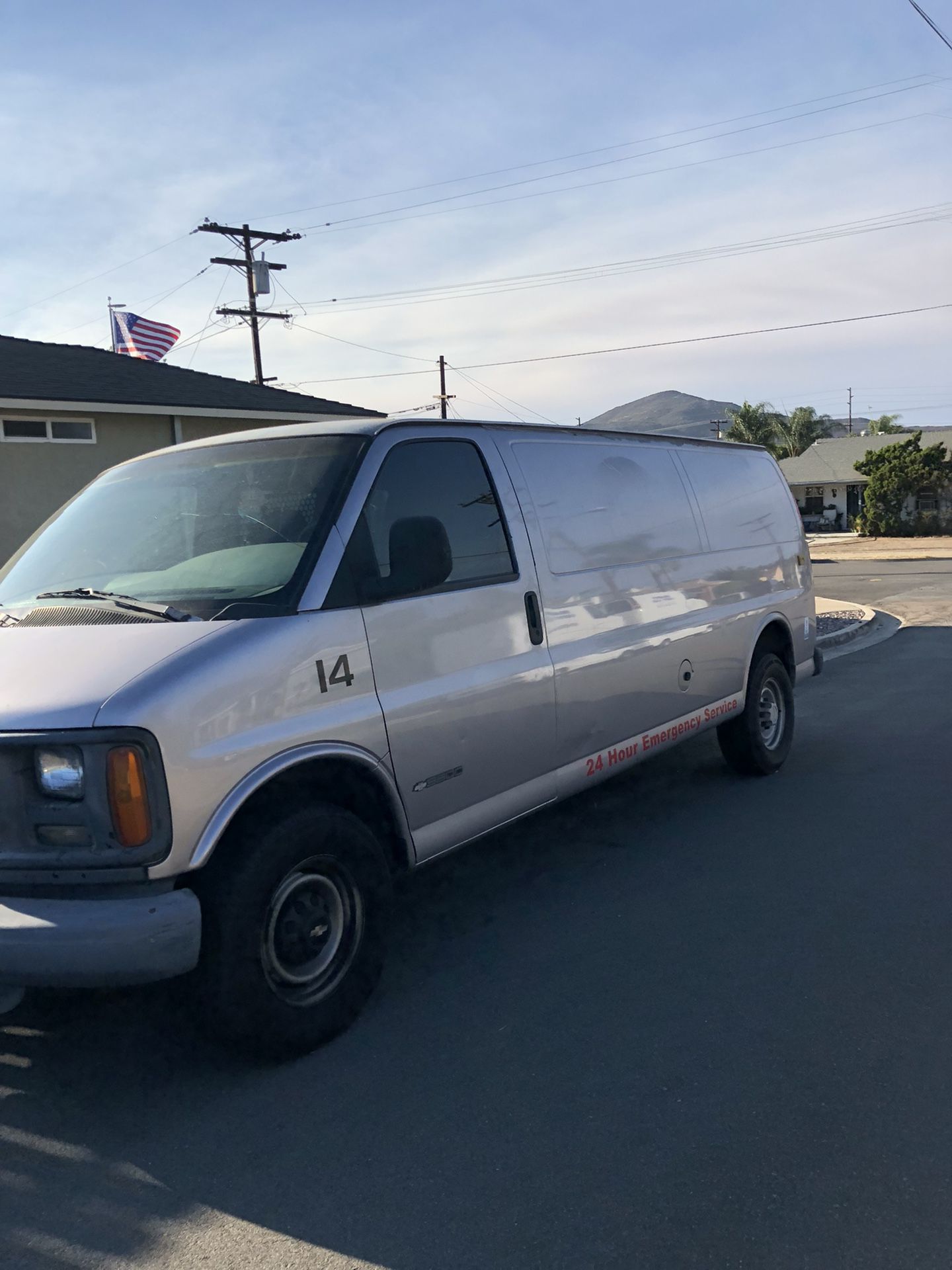 1998 Chevy Express 3500 extended Cargo van