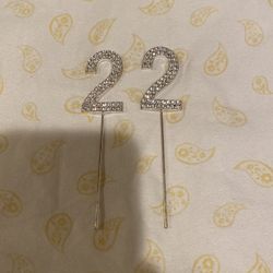 Number 2 Cupcake Toppers