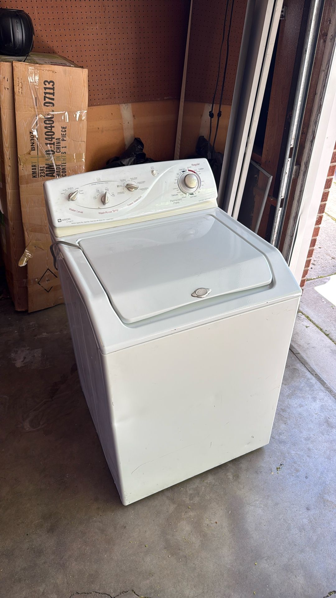 Maytag Washing Machine.
