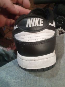 Woman's size 7 Nike black and white used