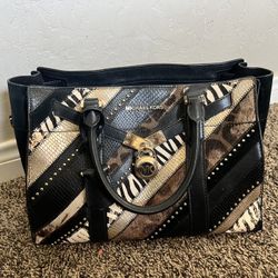 Animal Print Michael Kors Hand Bag