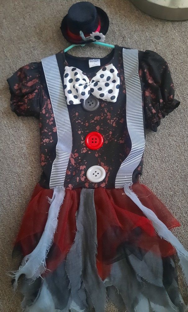 Scary Clown Dress With Bag
