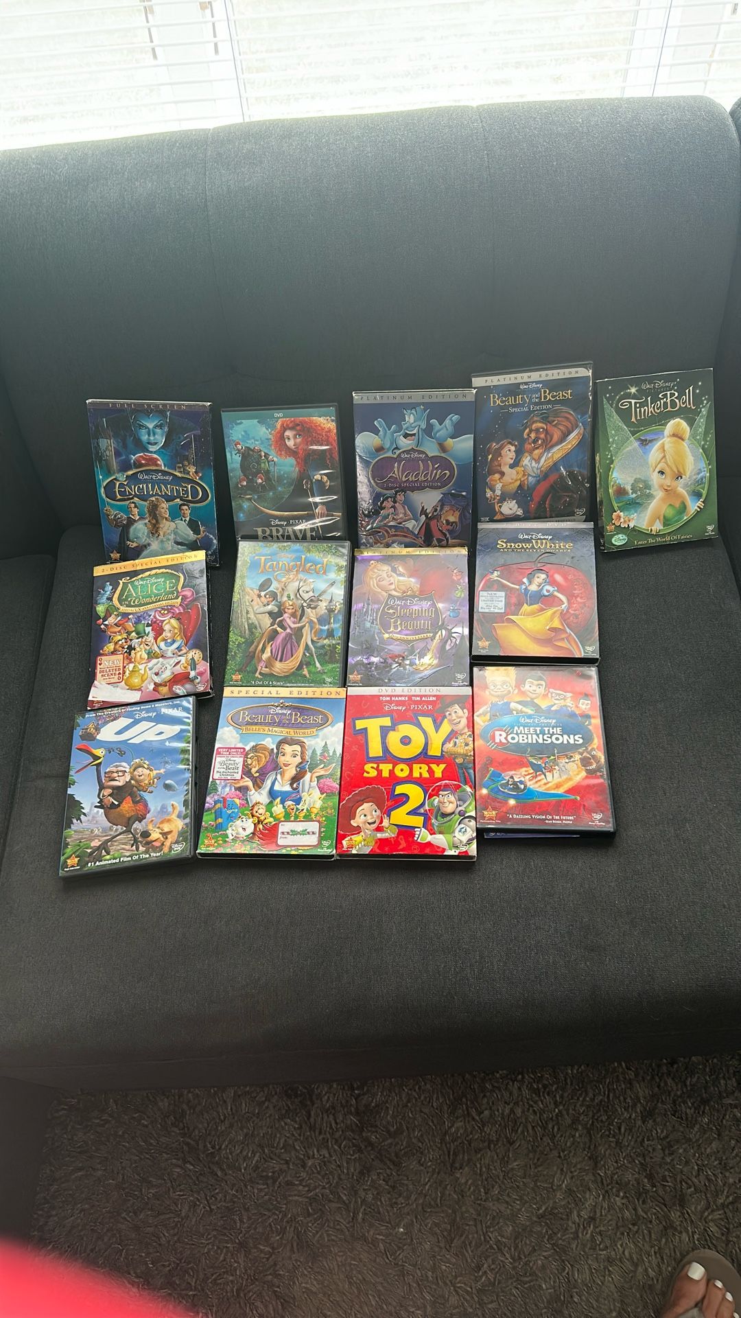 Disney DVDs.
