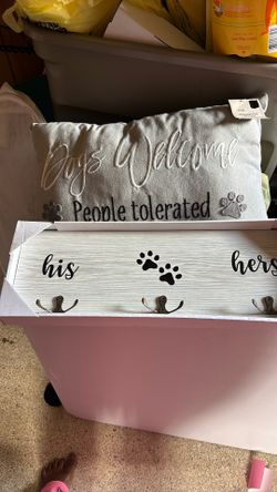 Pillow And Wall Hanging For Dog Lover
