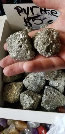 Pyrite (fools gold) chunks 5 each