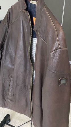 Hugo Boss genuine leather jacket size 38/medium