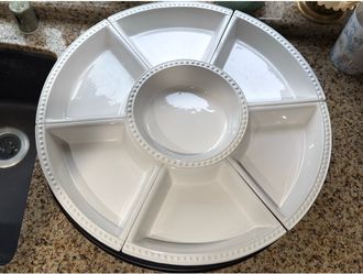 Large Lazy Susan Vegetable Platter