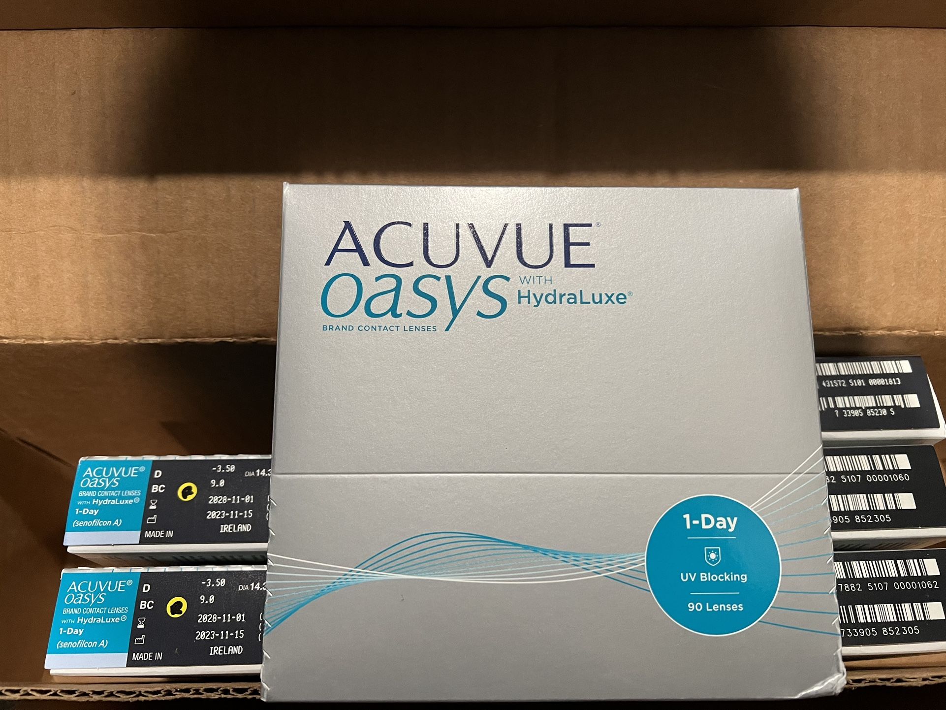 Contact lenses - Acuvue Oasys One-Day (Power -3.5)