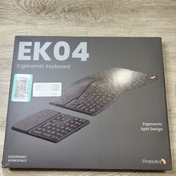 ProtoArc Wireless Ergonomic Keyboard, EK04 2.4GHz Wireless Ergo Keyboard