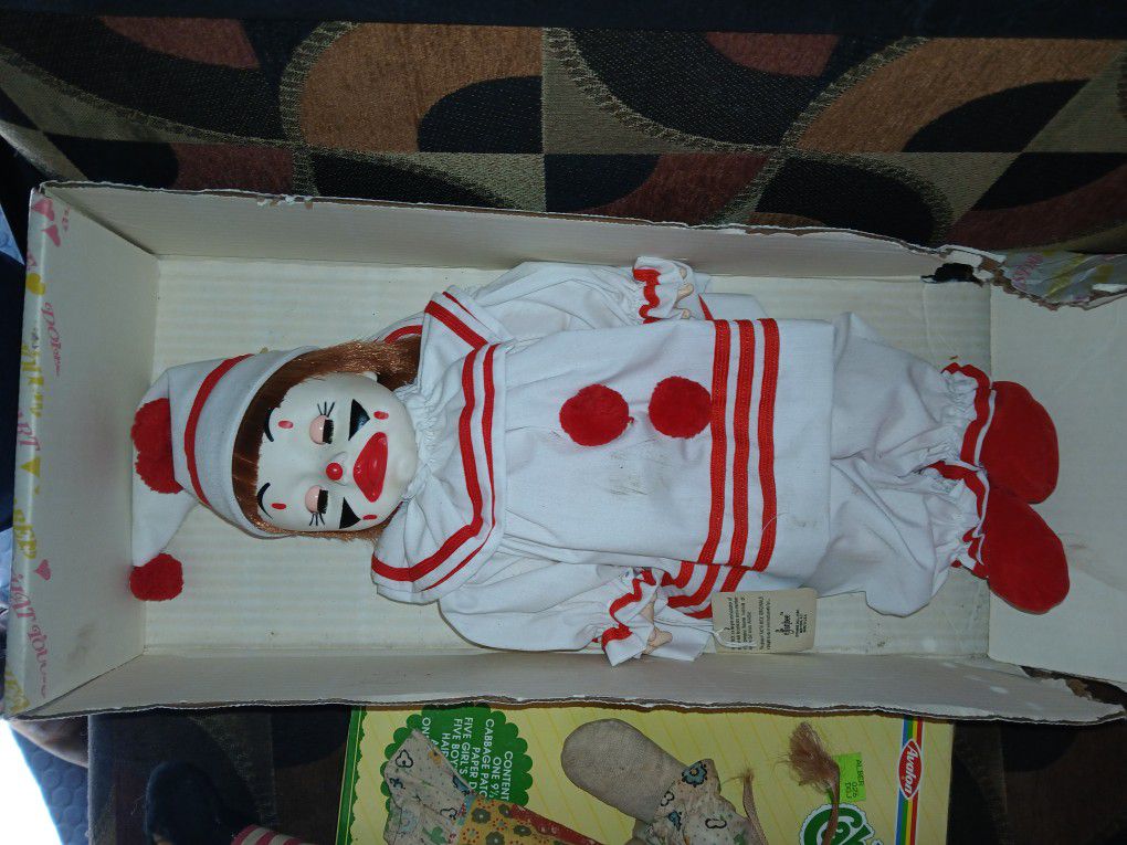 Antique Porcelain Face Clown 