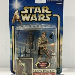Star Wars Attack Of The Clones Luke Skywalker New Sealed MOC Hasbro 2002