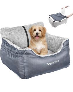 Dog Car Seats with Dog Seat Belt, Washable Dog Booster Pet Car Seat for Small Do