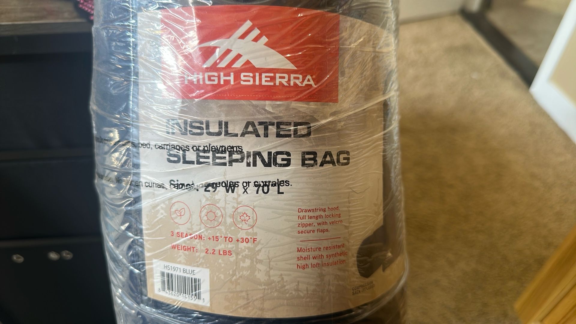 High Sierra Insulated Sleeping Bag