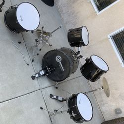 Gammon Percussion 5 Piece Drum Set 