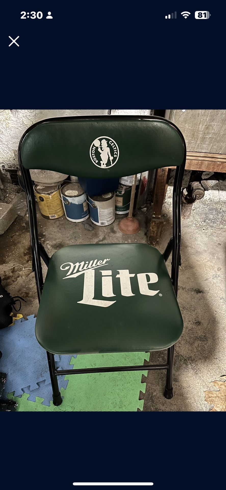 Miller Lite Celtics Chair