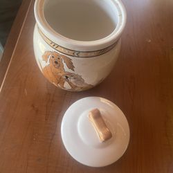 dog Bone Container. $6. No Chips No Cracks. See Picture For Detail.