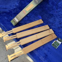 kitchen  cabinet organizer  wooden  shelf, 4 pc set