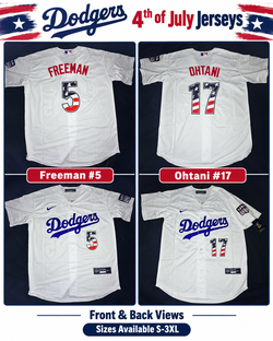 Dodgers 4th of July Jerseys – S-3XL