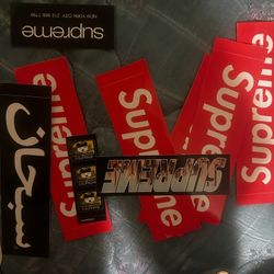Lots Of Supreme Stickers, Skittles & More